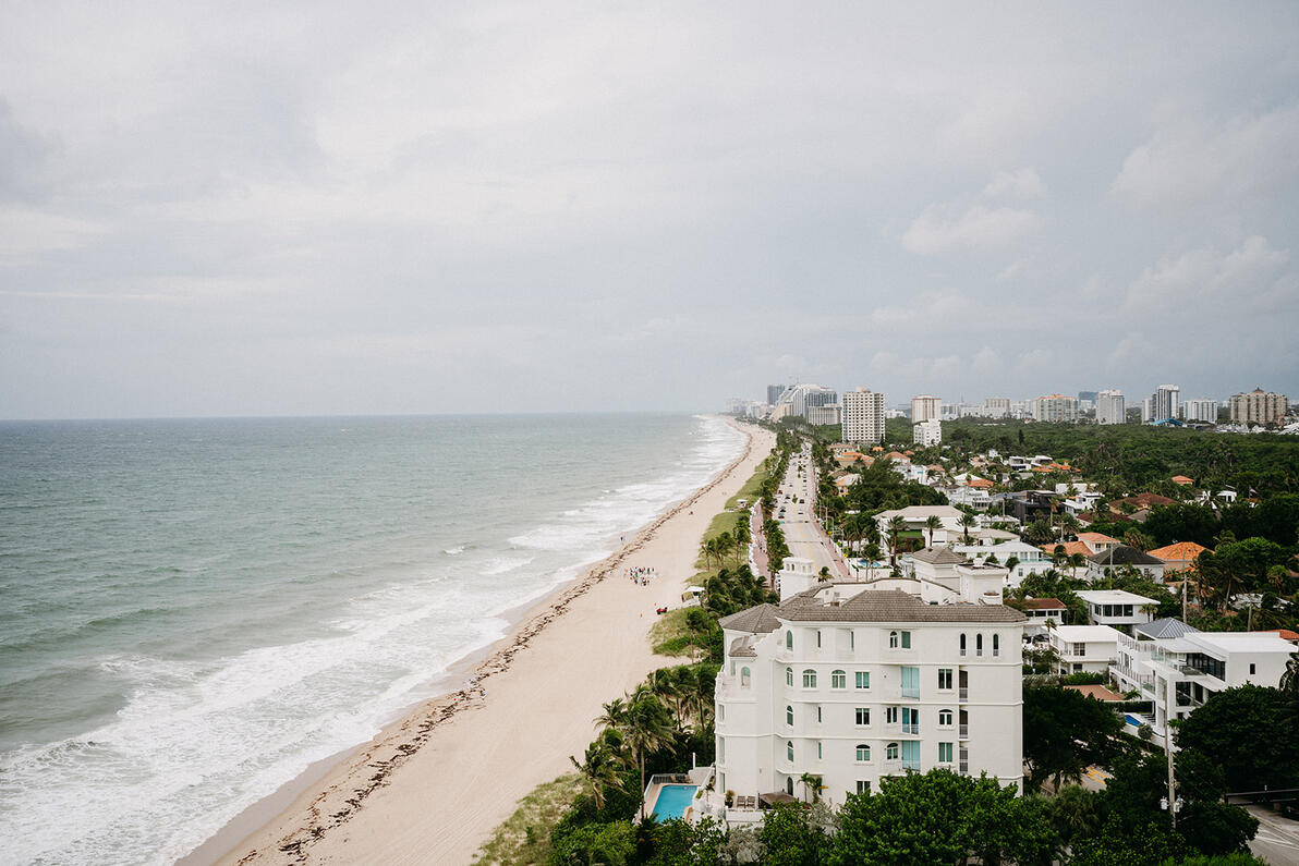 Rooftop view from Pelican Grand at Fort Lauderdale Beach