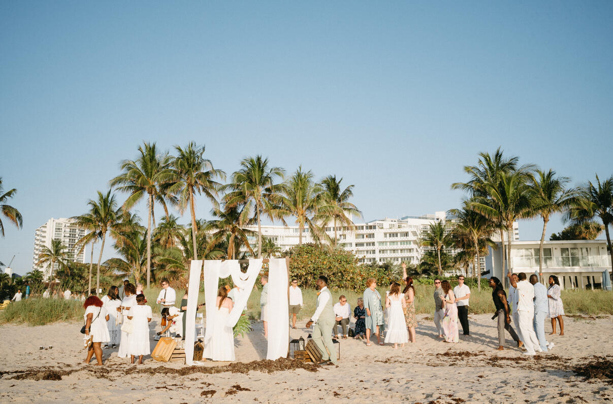 N&E sunrise ceremony in Fort Lauderdale