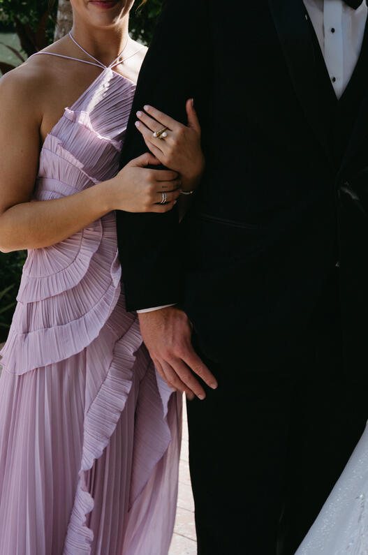 When your guests are just as fashion forward as the bride.